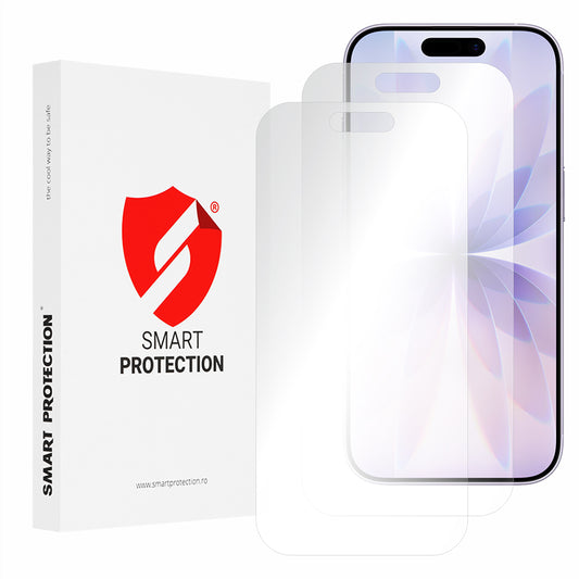 Película Protetora de Ecrã Smart Protection Premium Classic para Apple iPhone 17, Plástico, Conjunto de 2 peças.