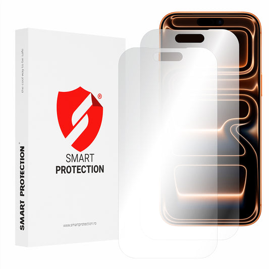 Película Protetora de Ecrã Smart Protection Premium Classic para Apple iPhone 17 Pro Max, Plástico, Conjunto de 2 peças
