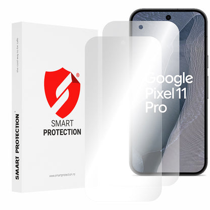 Película protetora de ecrã Smart Protection Premium Classic para Google Pixel 11 Pro, Plástico, Conjunto de 2 unidades
