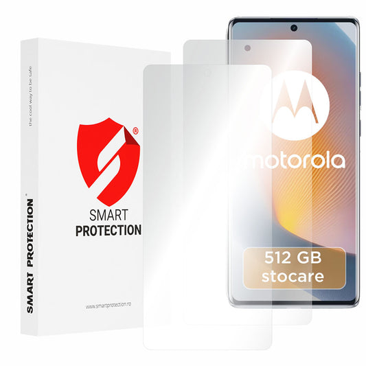 Película protetora de ecrã Smart Protection Premium Classic para Motorola Edge 50 Fusion, Plástico, Conjunto de 2 unidades
