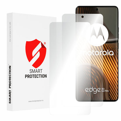Película protetora de ecrã Smart Protection Premium Classic para Motorola Edge 50 Ultra, Plástico, Conjunto de 2 unidades