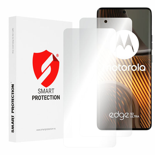 Película protetora de ecrã Smart Protection Premium Classic para Motorola Edge 50 Ultra, Plástico, Conjunto de 2 unidades