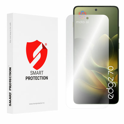Película Protetora de Ecrã Smart Protection Premium Classic para Motorola Edge 70, Plástico, Conjunto de 2 peças.