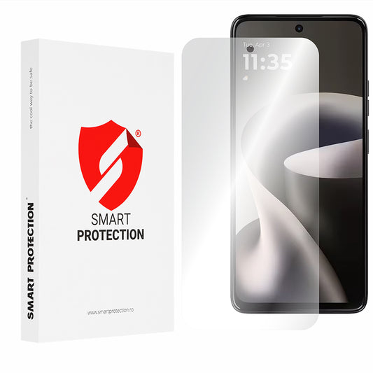 Película protetora de ecrã Smart Protection Premium Classic para Motorola Moto G37, Plástico, Conjunto de 2 unidades