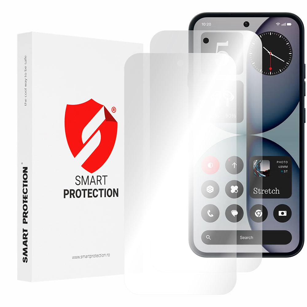 Película Protetora de Ecrã Smart Protection Premium Classic para Nothing Phone (4a), Plástico, Conjunto de 2 peças