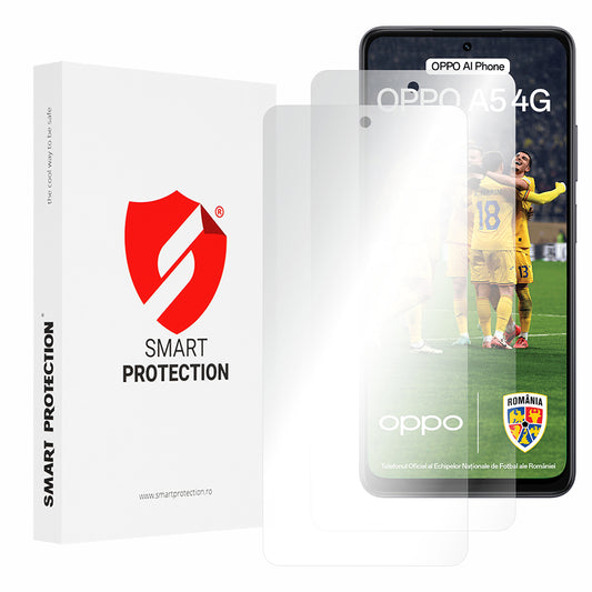Película protetora de ecrã Smart Protection Premium Classic para Oppo A5 4G, Plástico, Conjunto de 2 unidades
