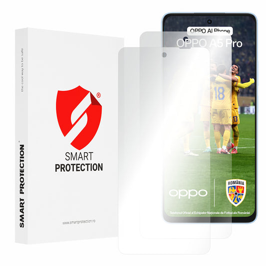 Película protetora de ecrã Smart Protection Premium Classic para Oppo A5 Pro 4G / A5 Pro, Plástico, Conjunto de 2 unidades