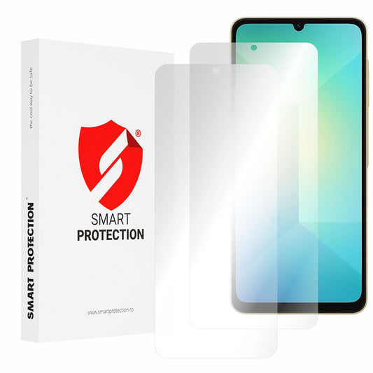 Película protetora de ecrã Smart Protection Premium Classic para Samsung Galaxy A06 A065, Plástico, Conjunto de 2 unidades