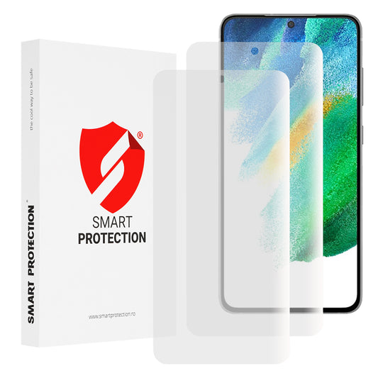 Película protetora de ecrã Smart Protection Premium Classic para Samsung Galaxy S21 FE 5G G990, Plástico, Conjunto de 2 unidades