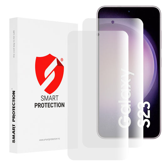 Película protetora de ecrã Smart Protection Premium Classic para Samsung Galaxy S23 S911, Plástico, Conjunto de 2 unidades
