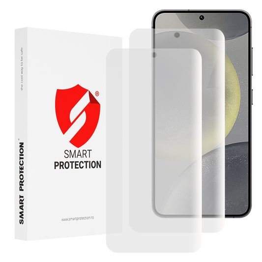 Película protetora de ecrã Smart Protection Premium Classic para Samsung Galaxy S24 S921, Plástico, Conjunto de 2 unidades