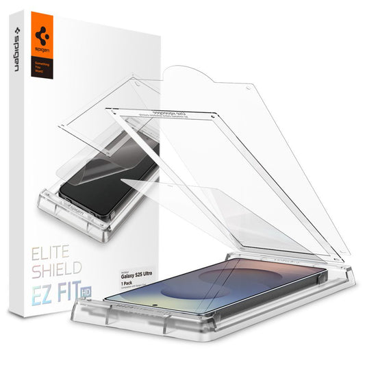Película protetora de ecrã Spigen Elite Shield EZ FIT HD para Samsung Galaxy S25 Ultra S938, Plástico AFL09083