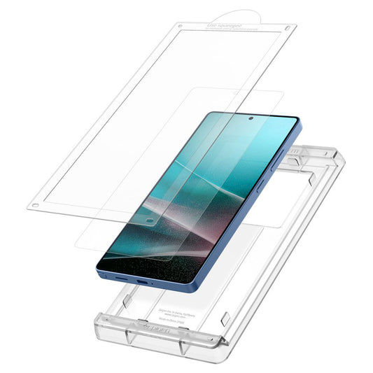 Película protetora de ecrã Spigen Elite Shield EZ FIT HD para Samsung Galaxy S25 Ultra S938, Plástico AFL09083