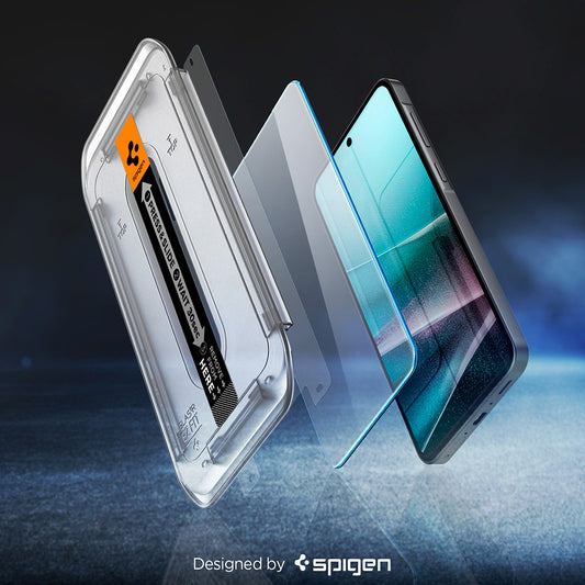 Película Protetora de Ecrã Spigen GlastR EZ FIT HD para Samsung Galaxy A37 5G / A36 A366, Vidro Temperado, Colagem Total, Conjunto de 2 peças AGL11365