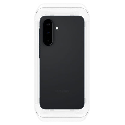 Película protetora de ecrã Spigen GlastR EZ FIT para Samsung Galaxy A36 A366, Vidro Temperado, Cola Total, Conjunto de 2 peças AGL09202