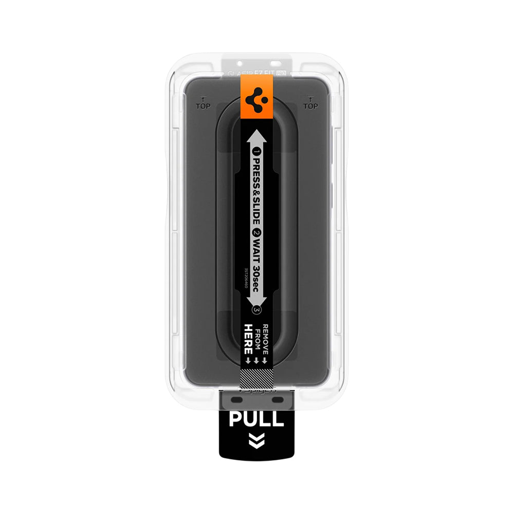 Película Protetora de Ecrã Spigen GlastR EZ FIT Pro HD para Samsung Galaxy A57 5G, Vidro Temperado, Colagem Completa, Conjunto de 2 peças AGL11397