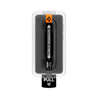 Película Protetora de Ecrã Spigen GlastR EZ FIT Pro HD para Samsung Galaxy A57 5G, Vidro Temperado, Colagem Completa, Conjunto de 2 peças AGL11397