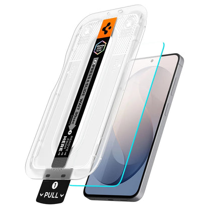Película protetora de ecrã Spigen GlastR EZ FIT Pro HD para Samsung Galaxy S26 FE S741, Vidro Temperado, Cola Total AGL11996
