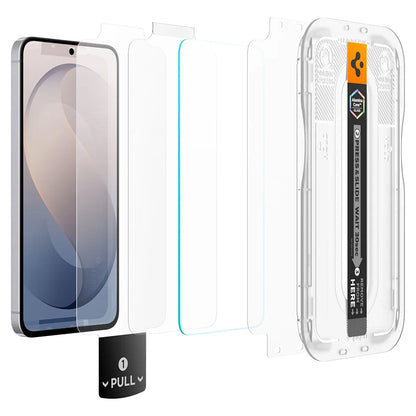 Película protetora de ecrã Spigen GlastR EZ FIT Pro HD para Samsung Galaxy S26 FE S741, Vidro Temperado, Cola Total AGL11996