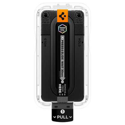 Película protetora de ecrã Spigen GlastR EZ FIT Pro HD para Samsung Galaxy S26 FE S741, Vidro Temperado, Cola Total, Conjunto de 2 unidades AGL11811