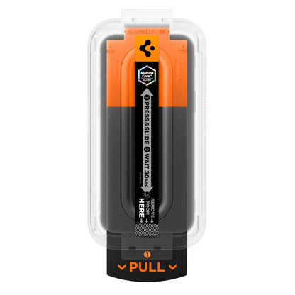 Película Protetora de Ecrã Spigen GlastR EZ FIT Pro para Apple iPhone 17 Pro Max / 16 Pro Max, Vidro Temperado, Colagem Total