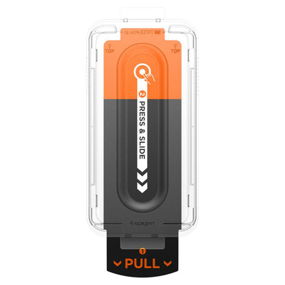 Película Protetora de Ecrã Spigen GlastR EZ FIT Pro para Samsung Galaxy S25 Edge S937, Vidro Temperado, Colagem Total