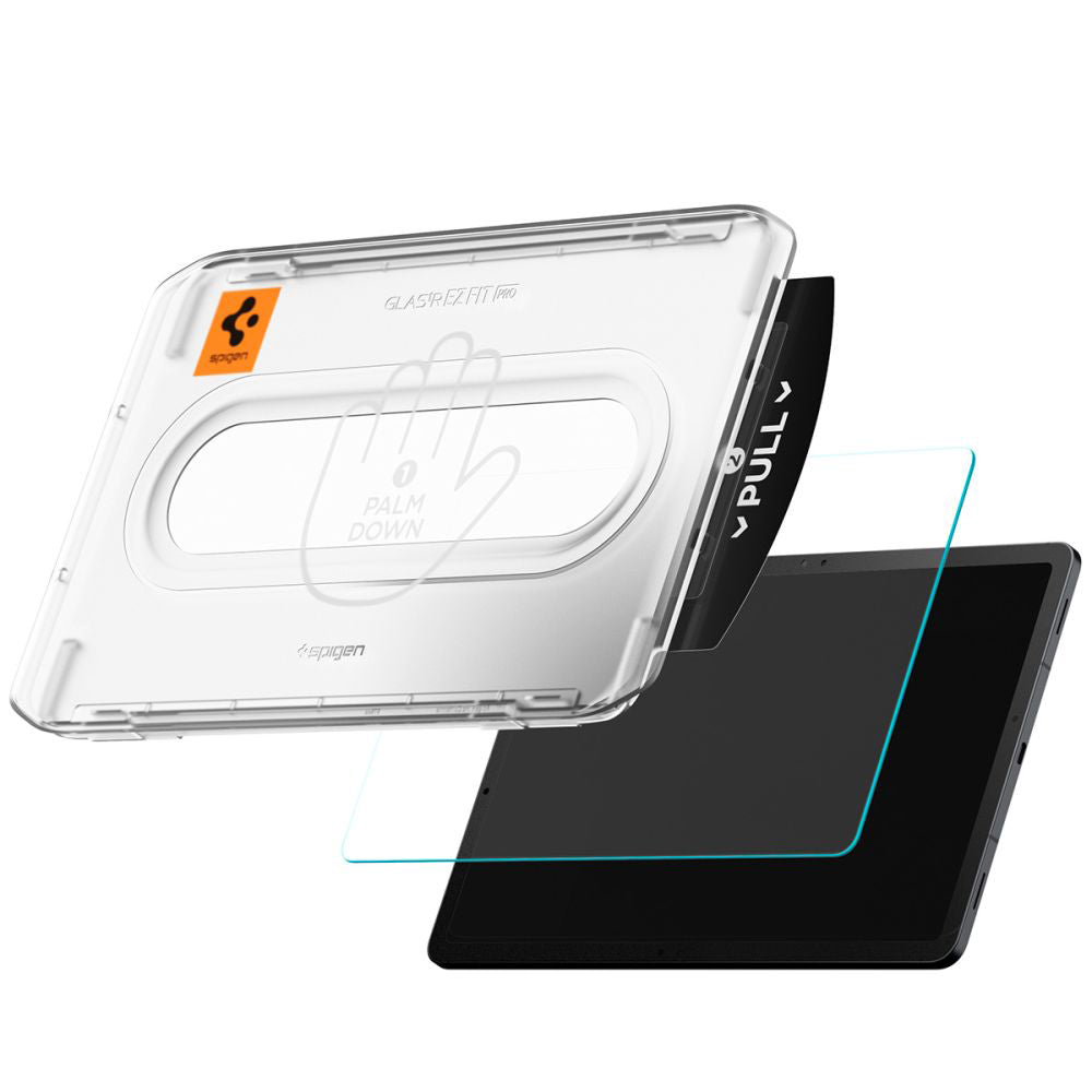 Película Protetora de Ecrã Spigen GlastR EZ FIT Pro para Samsung Galaxy Tab S11, Vidro Temperado, Colagem Total