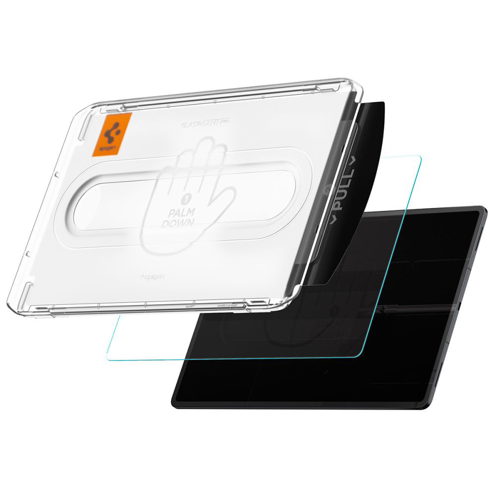 Screen Protector Spigen GlastR EZ FIT Pro for Samsung Galaxy Tab S11 Ultra, Tempered Glass, Full Glue