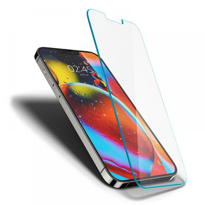 Película Protetora de Ecrã Spigen GlastR Slim para Apple iPhone 14 Plus / 13 Pro Max, Vidro Temperado, Full Glue AGL03382