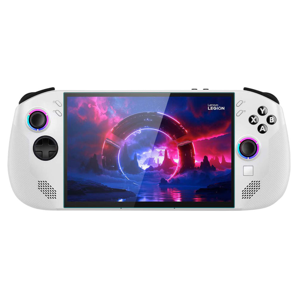 Película Protetora de Ecrã Spigen GlastR Slim para Lenovo Legion Go S, Vidro Temperado, Full Glue, Conjunto de 2 peças AGL09773