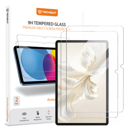 Película Protetora de Ecrã Techsuit ArmorGlass CrystalHD para Honor Pad 10 / 9, Vidro Temperado, Full Glue, Conjunto de 2 peças