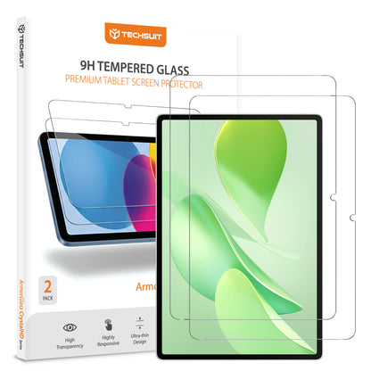 Película Protetora de Ecrã Techsuit ArmorGlass CrystalHD para Huawei MatePad 12 X (2025), Vidro Temperado, Full Glue, Conjunto de 2 peças.