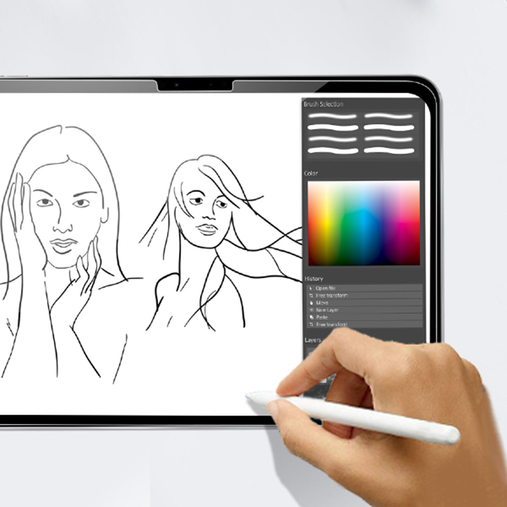 Película Protetora de Ecrã Techsuit ArmorGlass CrystalHD para Xiaomi Pad 7 / 7 Pro, Vidro Temperado, Full Glue, Conjunto de 2 peças