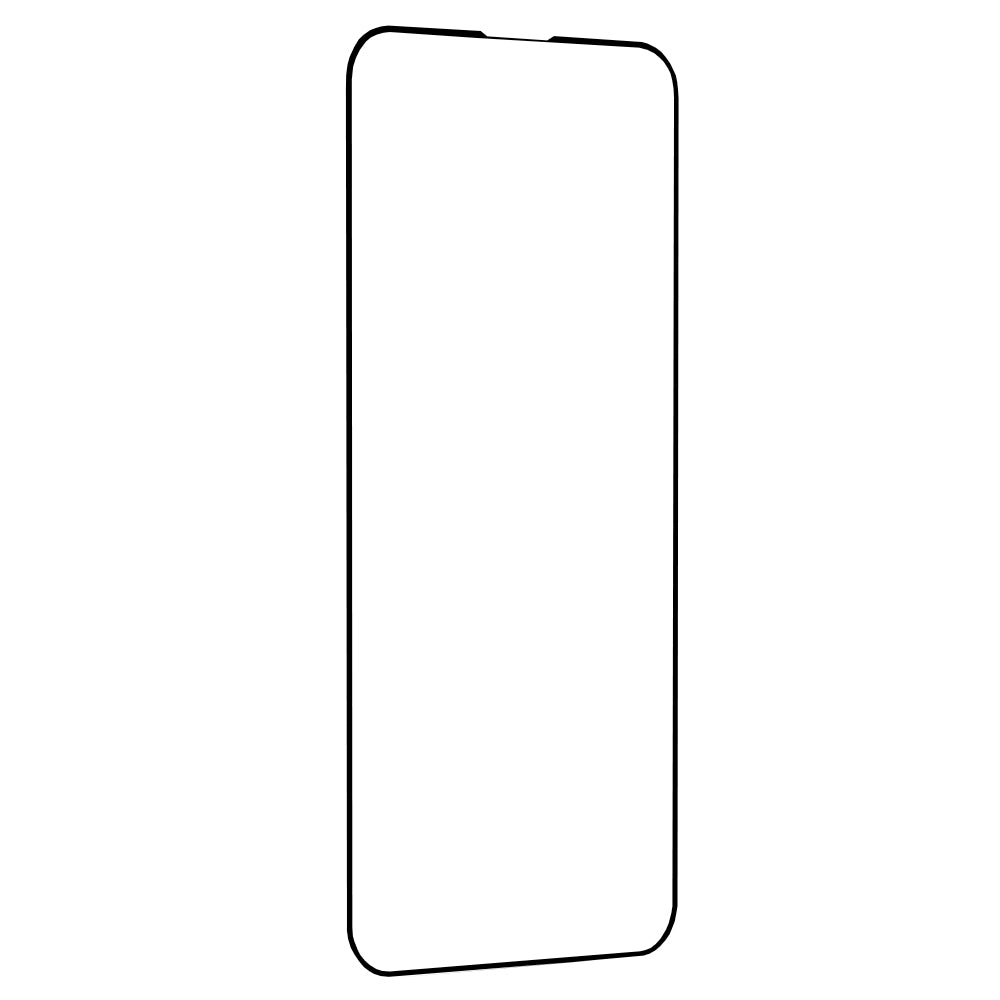 Película protetora de ecrã Techsuit M2 para Apple iPhone 17e / 16e / 14 / 13 Pro, Vidro Temperado, Cola Total, 111D, Preta