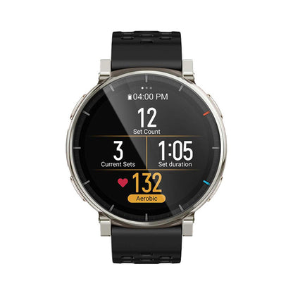 Película Protetora de Ecrã Techsuit Nano Flex para Amazfit Active 3 Premium, Plástico, Conjunto de 2 peças, Preta