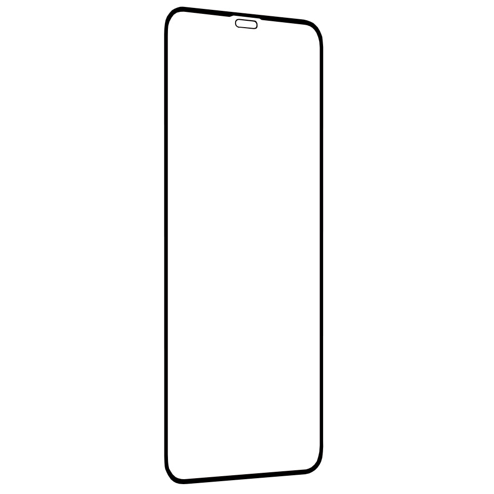 Película protetora de ecrã Techsuit para Apple iPhone 11 Pro Max / XS Max, Vidro Temperado, Cola Total, 111D, Preta