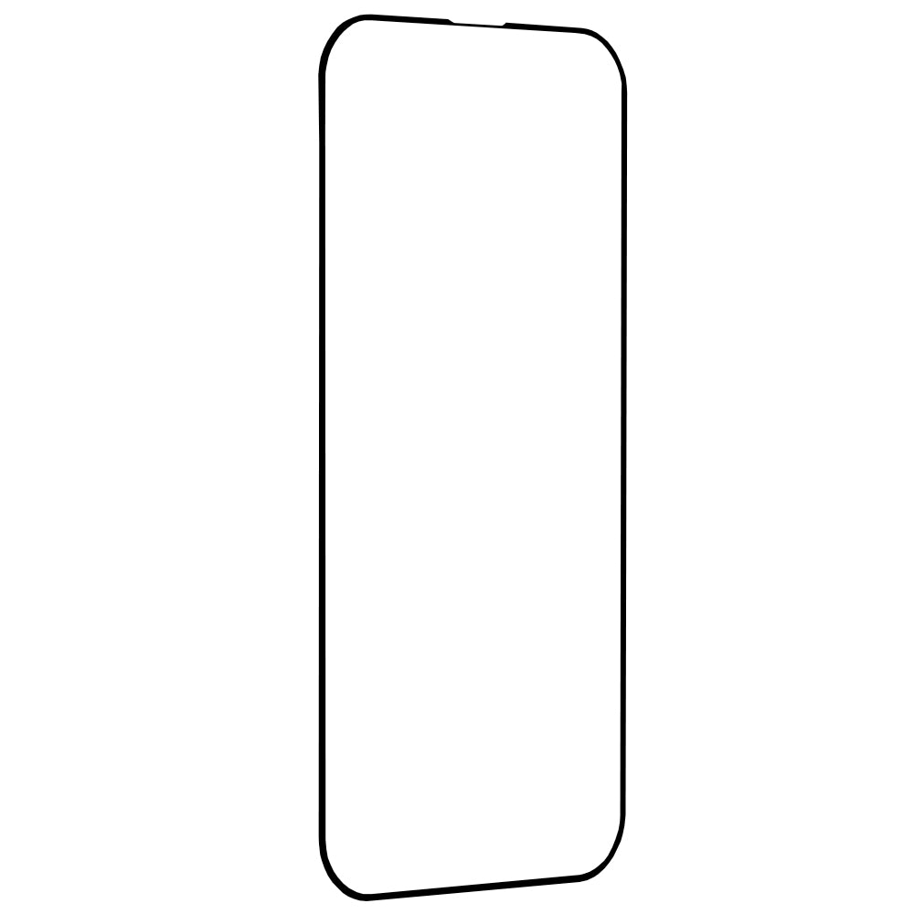 Película protetora de ecrã Techsuit para Apple iPhone 14 Pro, Vidro Temperado, Cola Total, 111D, Preta