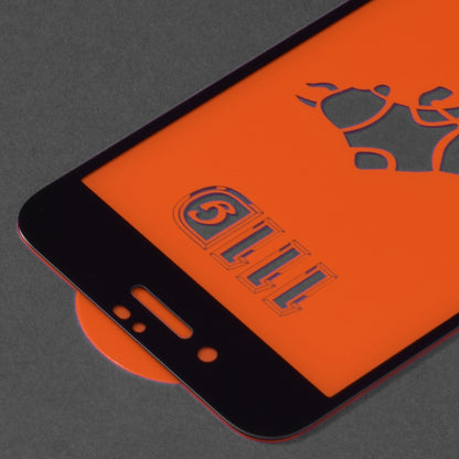 Película protetora de ecrã Techsuit para Apple iPhone SE (2022) / SE (2020) / 8 / 7, Vidro Temperado, Cola Total, 111D, Preta