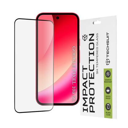 Película de Proteção de Ecrã Techsuit para Google Pixel 10a, Vidro Temperado, Full Glue, 111D, Preta
