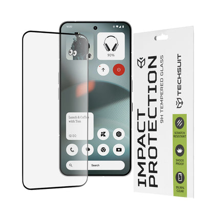 Película protetora de ecrã Techsuit para Nothing Phone (3), Vidro Temperado, Full Glue, 111D, Preto