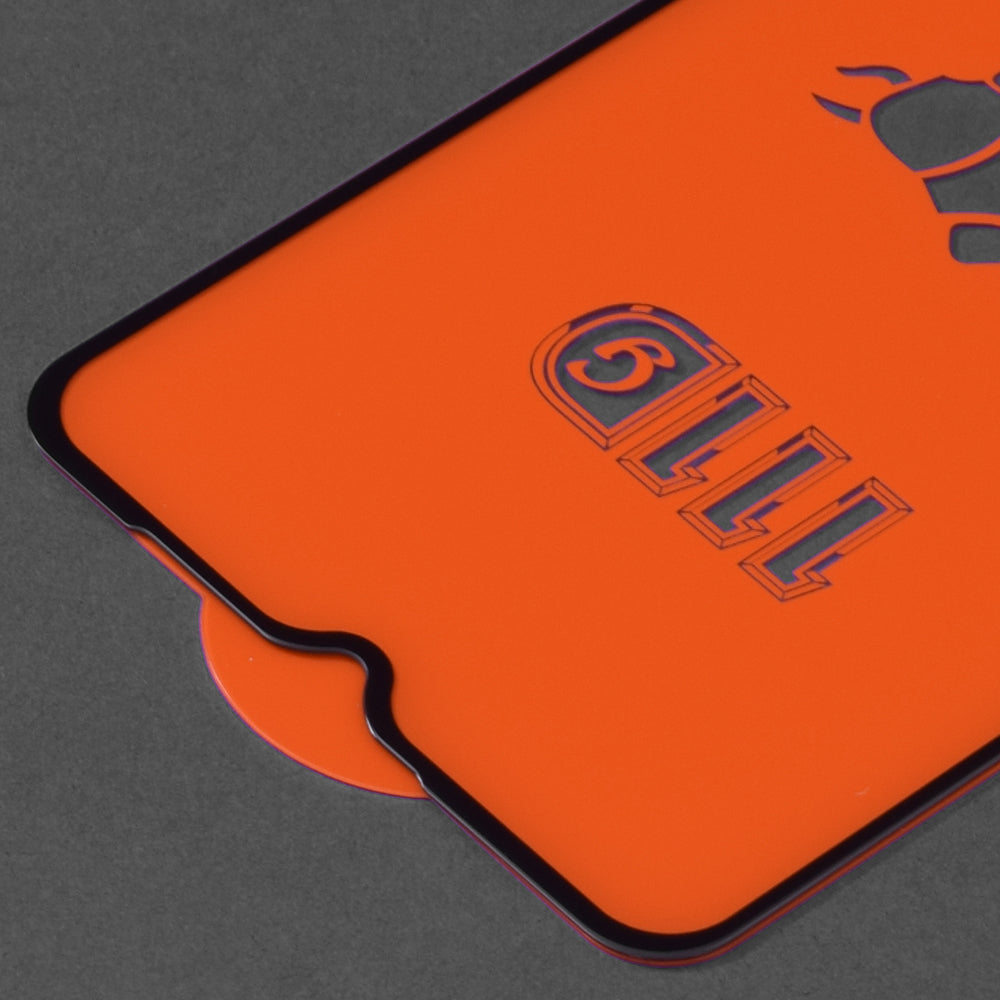 Película protetora de ecrã Techsuit para Oppo A16s / A54s / A16 / A15s / A15, Vidro Temperado, Cola Total, 111D, Preta