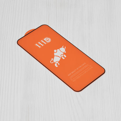 Película protetora de ecrã Techsuit para Oppo Reno11 F, Vidro Temperado, Cola Total, 111D, Preta
