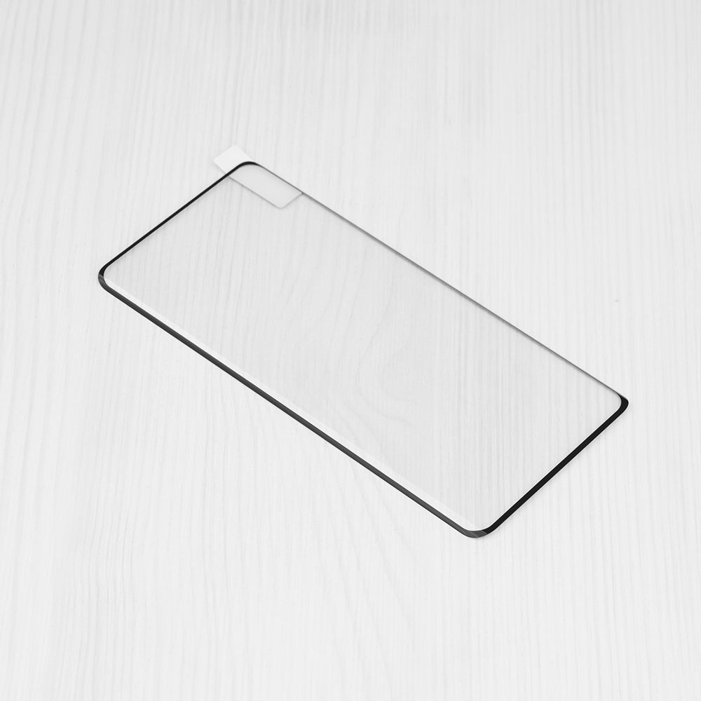 Película protetora de ecrã Techsuit para Oppo Reno12 Pro, Vidro Temperado, Cola Total, 111D, Preta