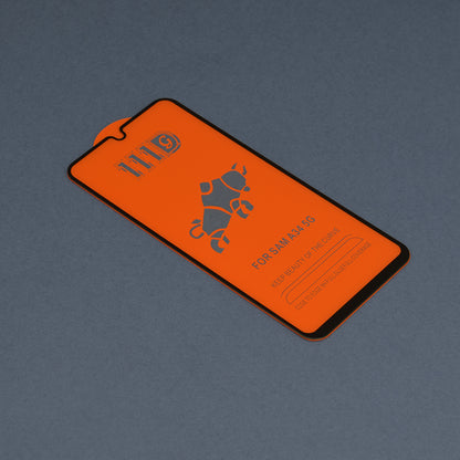 Película protetora de ecrã Techsuit para Samsung Galaxy A34 A346, Vidro Temperado, Cola Total, 111D, Preta
