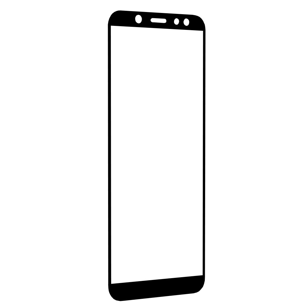 Película protetora de ecrã Techsuit para Samsung Galaxy A6 (2018) A600, Vidro Temperado, Full Glue, 111D, Preto