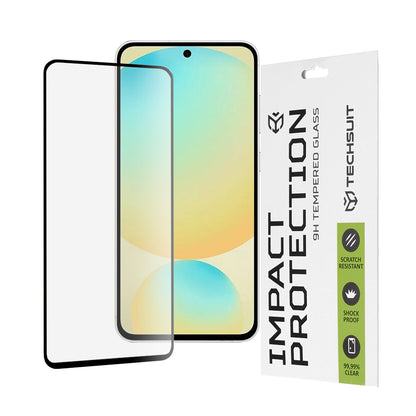 Película protetora de ecrã Techsuit para Samsung Galaxy S24 FE S721, Vidro Temperado, Full Glue, 111D, Preta