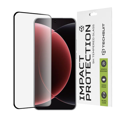 Película protetora de ecrã Techsuit para Xiaomi 15 Ultra, Vidro Temperado, Cola Total, 111D, Preta