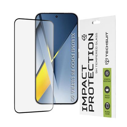 Película de Proteção de Ecrã Techsuit para Xiaomi Poco F8 Ultra, Vidro Temperado, Full Glue, 111D, Preta