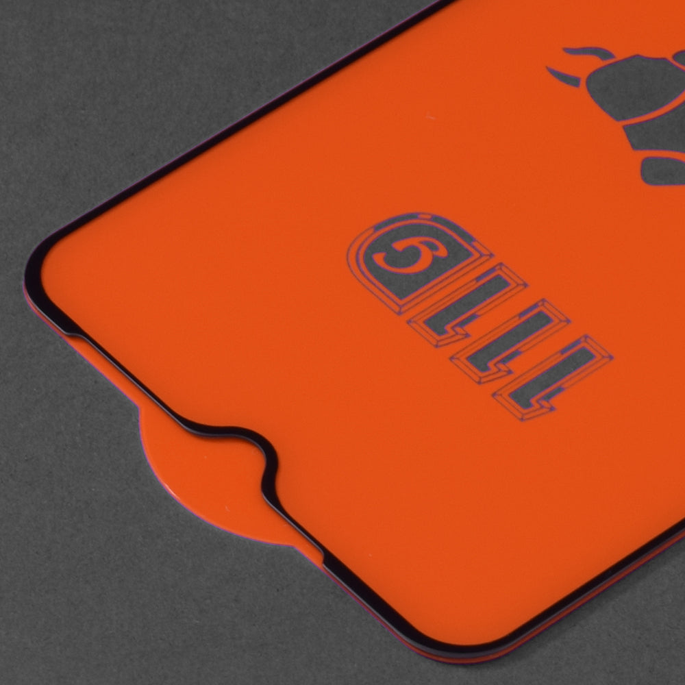 Película protetora de ecrã Techsuit para Xiaomi Redmi 9 Power / 9T / Poco M3, Vidro Temperado, Full Glue, 111D, Preto