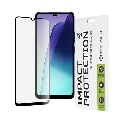 Película protetora de ecrã Techsuit para Xiaomi Redmi A5 4G (Regional) / 14C / Poco C75, Vidro Temperado, Cola Total, 111D, Preta